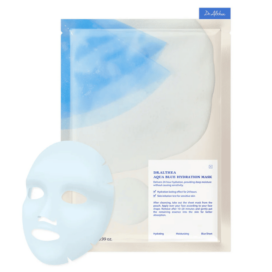 Dr. Althea Aqua Blue Hydration Mask
Ger 24 timmars djup återfuktning utan att irritera huden. Perfekt för känslig hy. Masken innehåller azulen som lugnar och återfuktar intensivt.