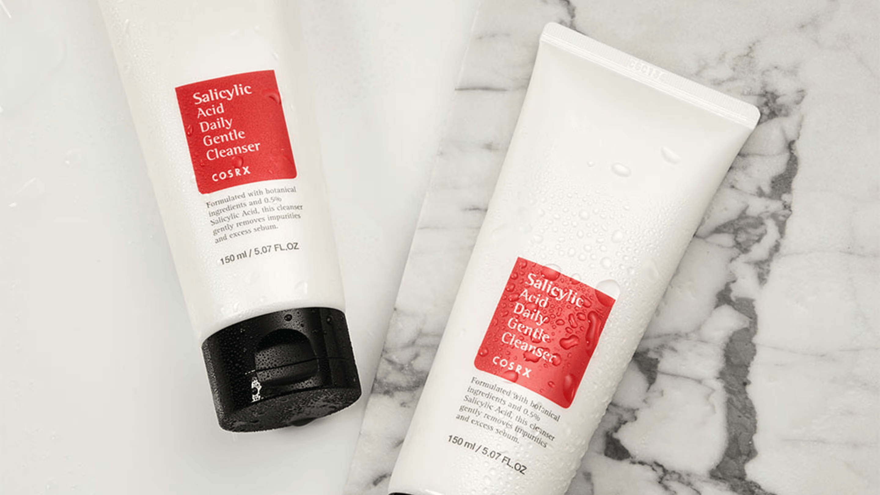 COSRX Salicylic Acid Daily Gentle Cleanser är en mild ansiktsrengöring berikad med salicylsyra som effektivt avlägsnar överflödig talg, orenheter och döda hudceller.