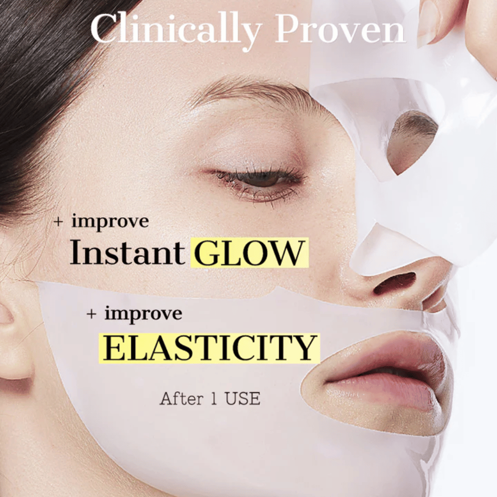 Clinically tested COSRX Snail Mucin Mask that gives immediate radiance and improved skin elasticity after just one use.