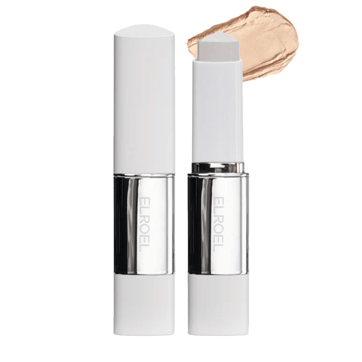 ELROEL Blanc Cover Cream Stick concealer in medium shade, creamy formula that melts into the skin for an even result.