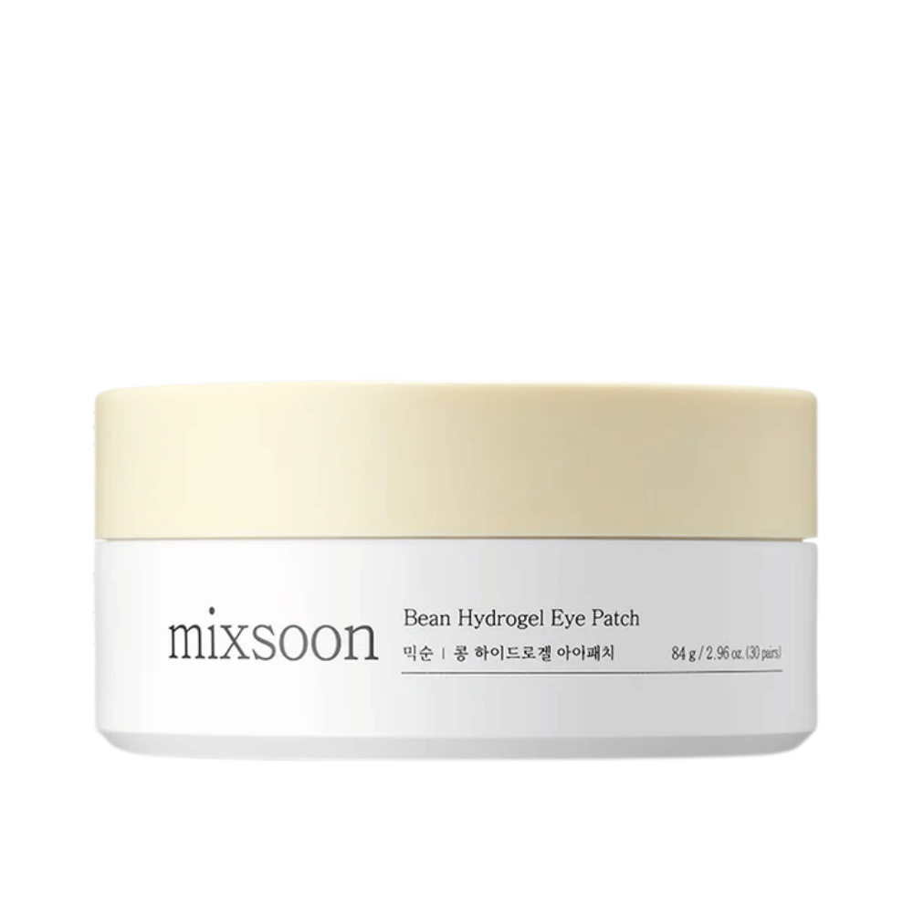 Mixsoon Bean Hydrogel Eye Patch – Refreshing eye masks for a more alert look.

🌿 Fermented bean extract – Moisturizes and nourishes the sensitive skin around the eyes.
💧 Hydrogel technology – Adheres perfectly and provides intense hydration.
✨ Brighten & reduce swelling – Counteracts dark circles and signs of fatigue.

Perfect for a fresh and rested look!