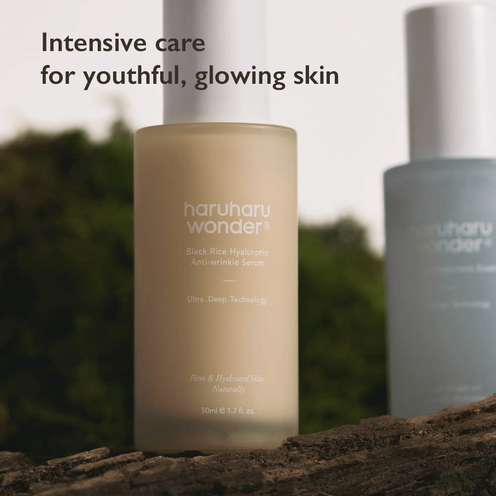 Haruharu Wonder Black Rice Hyaluronic Anti-Wrinkle Serum – intensive care for hydrated, radiant skin