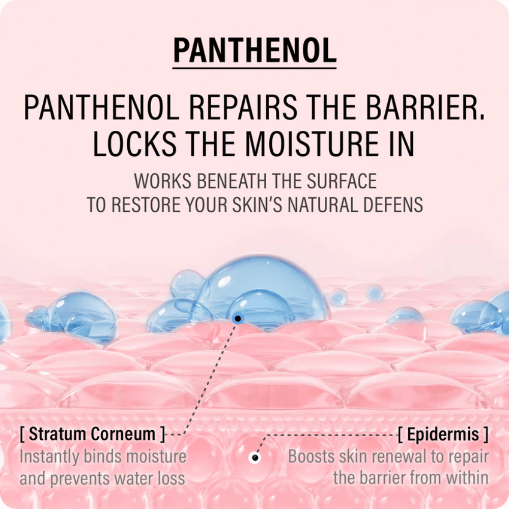 EPII Double Up Cream with panthenol that deeply hydrates, strengthens the skin barrier, and counteracts moisture loss in sensitive skin.