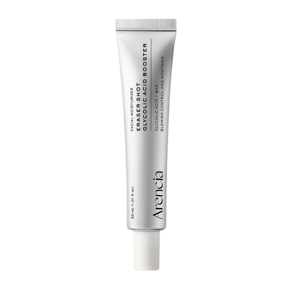 Arencia Eraser Shot Glycolic Acid Booster 30 ml – exfoliating facial product with glycolic acid and BHA
