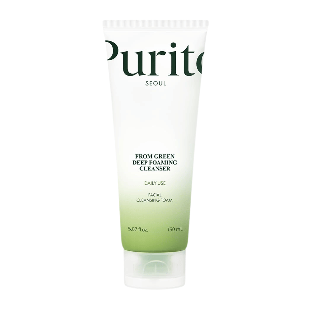 Purito Seoul From Green Deep Foaming Cleanser 150 ml – foaming face wash for daily use