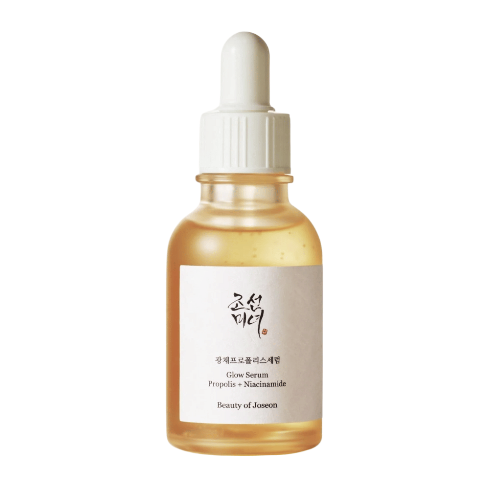 Beauty of Joseon Glow Serum Propolis + Niacinamide in pipette bottle – Korean serum that gives radiance, evens out skin tone, and strengthens the skin barrier.