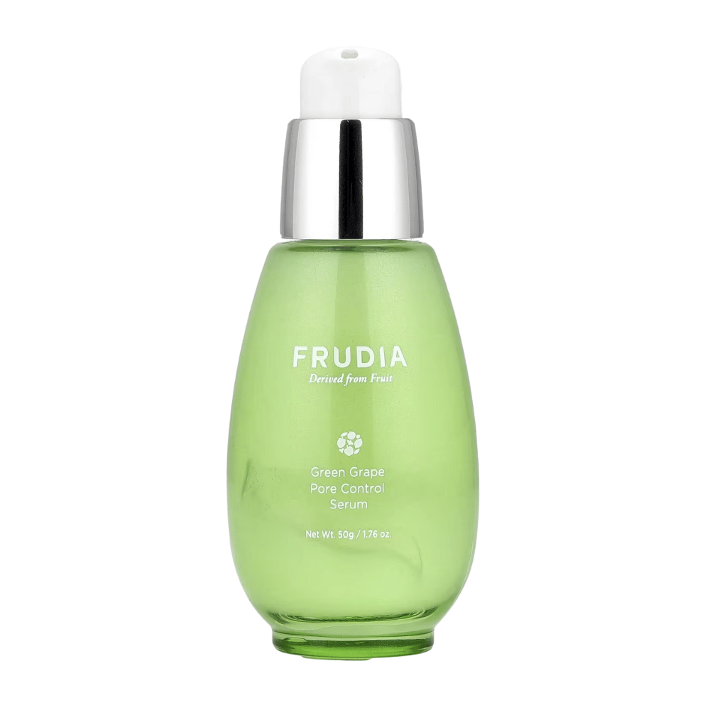 Frudia Green Grape Pore Control Serum 50 g – Korean facial serum with green grape extract that minimizes pores, balances oily skin, and provides hydrated, clear skin.