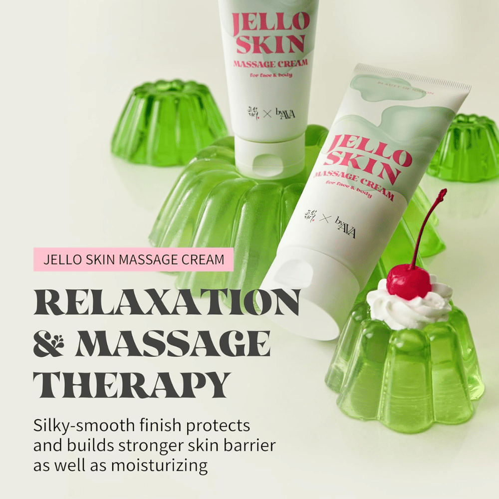 Beauty of Joseon Jello Skin Massage Cream for relaxing facial and body massage that moisturizes and strengthens the skin barrier.
