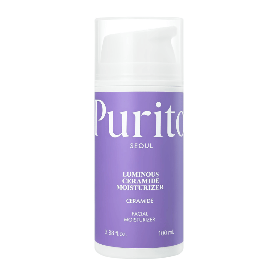 Purito Luminous Ceramide Moisturizer face cream – moisturizing ceramide cream that helps strengthen the skin barrier, hydrate the skin, and provide a soft, balanced skin.
