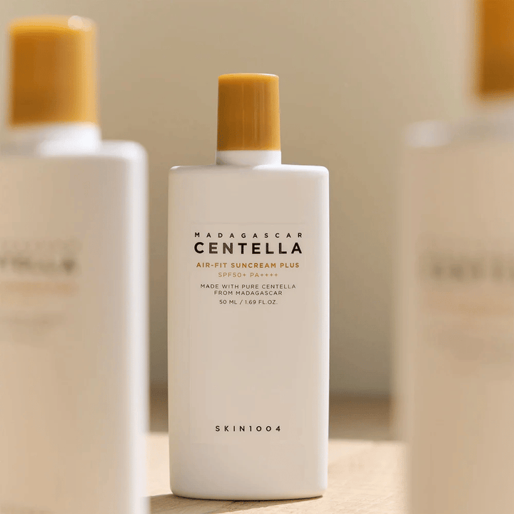 SKIN1004 Madagascar Centella Air-Fit Suncream Plus SPF50+ PA++++ sunscreen with centella asiatica that protects the skin from UV rays and soothes sensitive skin