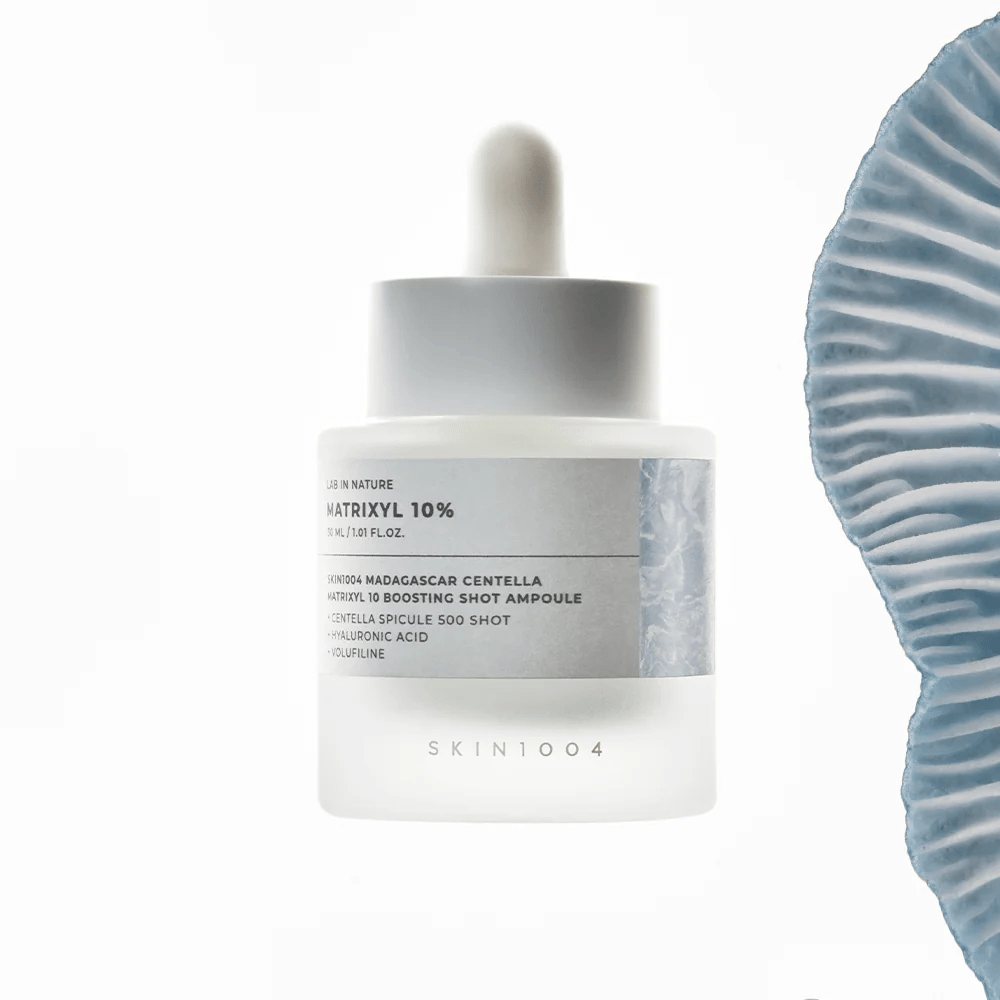 SKIN1004 Madagascar Centella Matrixyl 10 Boosting Shot Ampoule – Korean serum with 10% Matrixyl and centella asiatica for firmer skin, improved elasticity, and intense hydration.