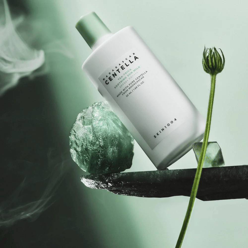 SKIN1004 Madagascar Centella Tea-Trica Soothing Sun Milk SPF50+ PA++++ with Centella Asiatica for sensitive skin