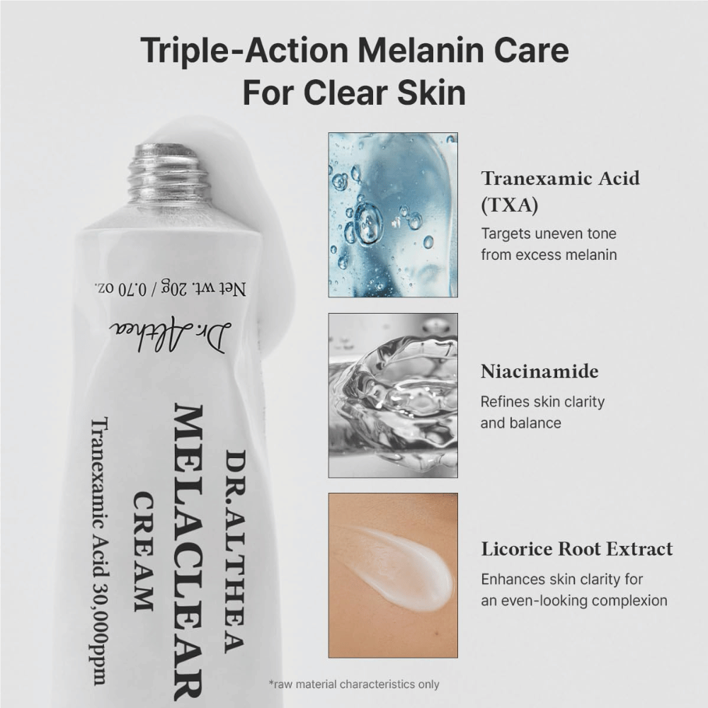 Dr. Althea Melaclear Cream with tranexamic acid, niacinamide, and licorice root extract
