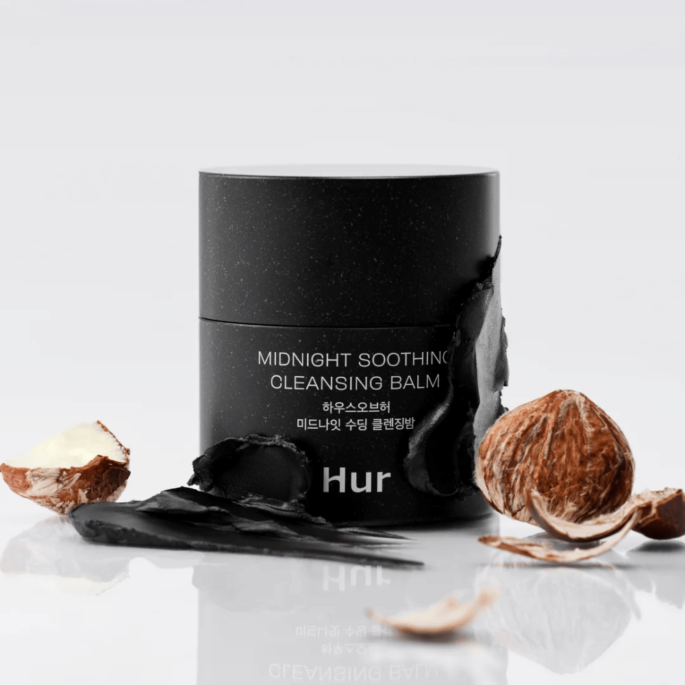 How Midnight Soothing Cleansing Balm with balm texture and natural ingredients. Gentle facial cleanser that soothes the skin and removes makeup.