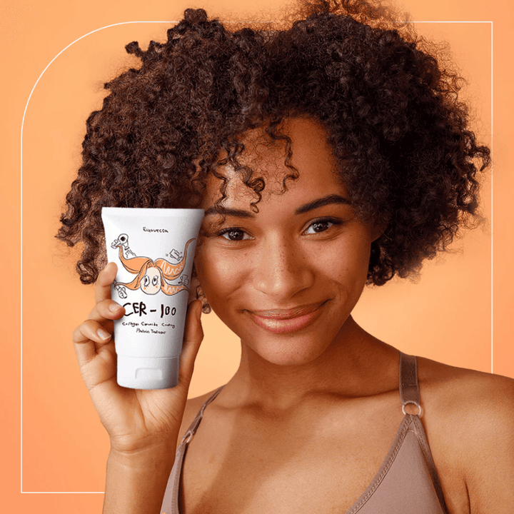 Elizavecca Milky Piggy CER-100 protein treatment for damaged and dry hair – strengthens the hair and adds shine with collagen and ceramides