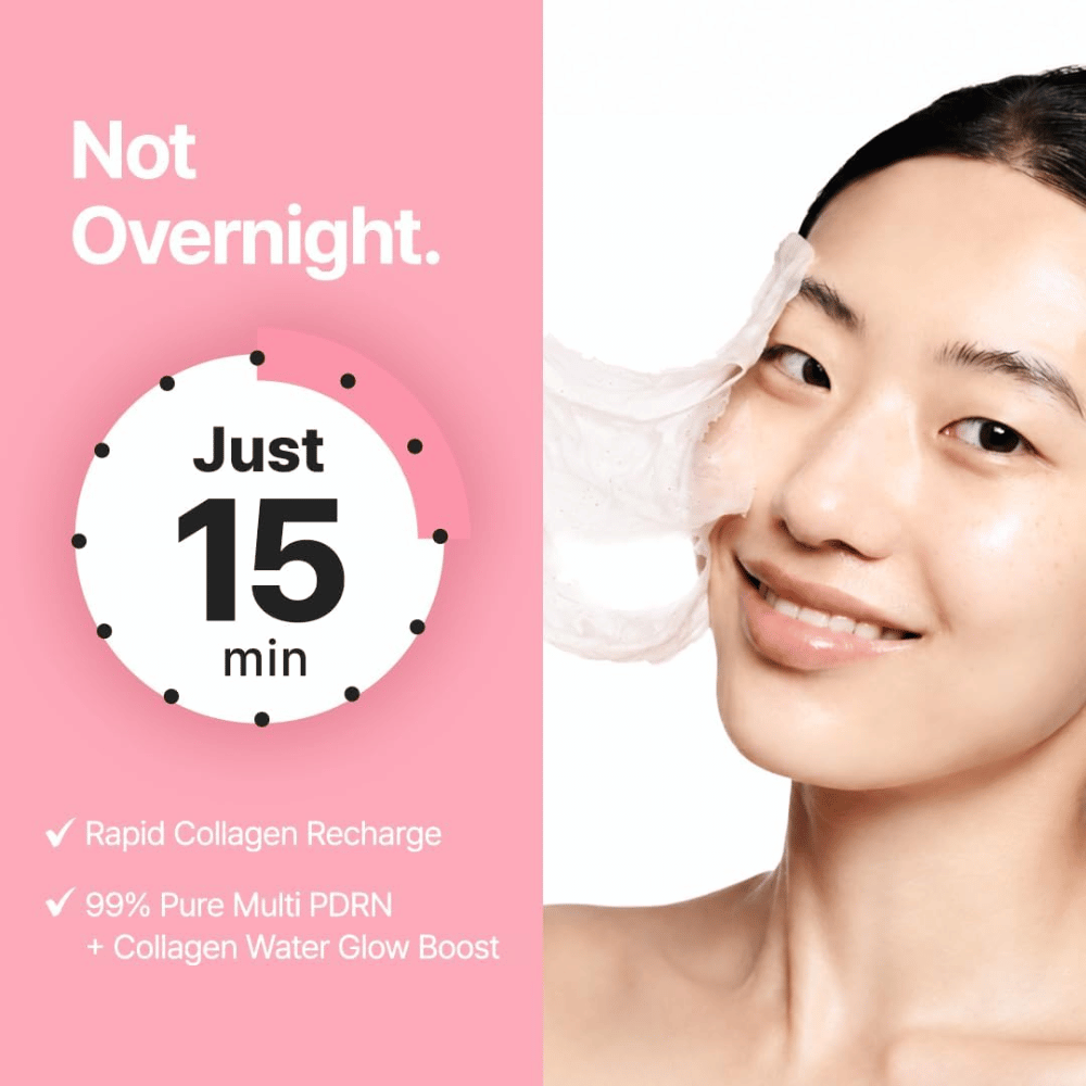 Purito SEOUL Multi PDRN Collagen Real Glow Mask – peel-off mask that works in 15 minutes with PDRN and collagen water