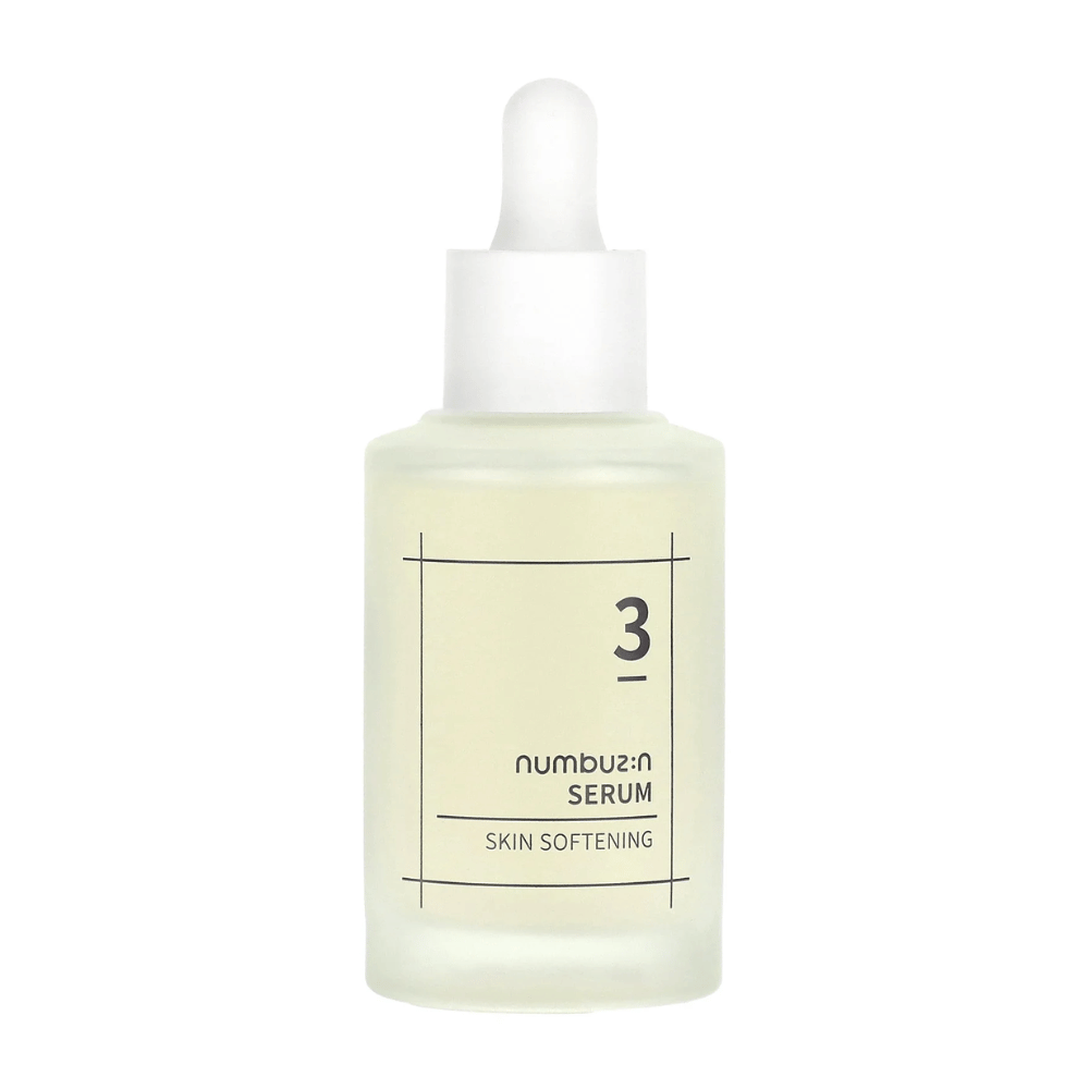 Bottle with numbus:in No.3 Serum, for softening the skin.