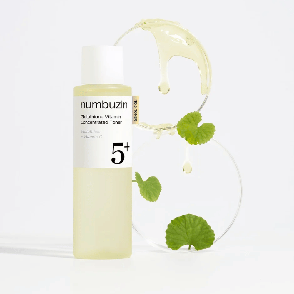 Numbuzin No.5+ Glutathione Vitamin Boosting Essential Toner with glutathione and vitamin C for clearer skin