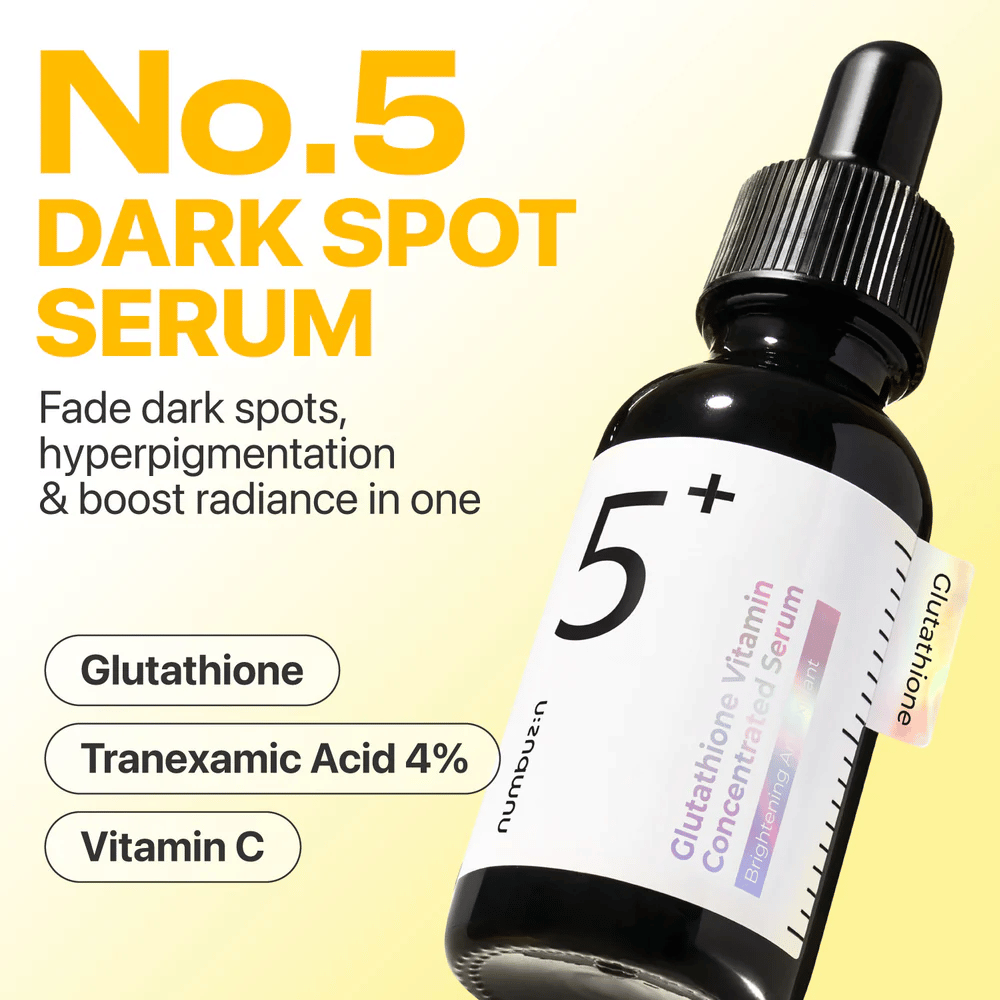 Numbuzin No 5 Glutathione Vitamin Concentrated Serum 30ml Numbuzin No 5 Glutathione Vitamin Concentrated Serum 30ml
