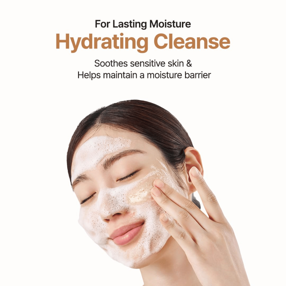 Purito Oat In Gentle Exfoliating Face Cleanser – soothing and moisturizing cleanser with oats for sensitive and dry skin