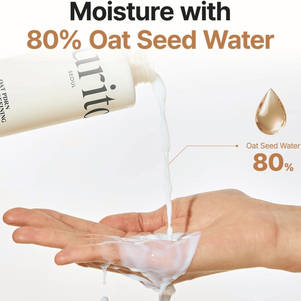 Purito SEOUL Oat PDRN Gentle Refining Toner with 80% oat seed water – moisturizing and soothing facial water for sensitive and acne-prone skin