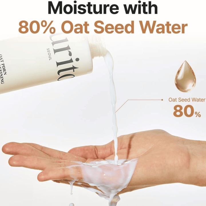 Purito SEOUL Oat PDRN Gentle Refining Toner with 80% oat seed water – moisturizing and soothing facial water for sensitive and acne-prone skin