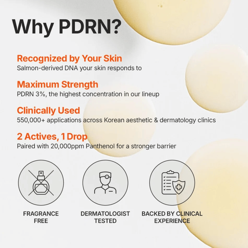 Genabelle PDRN 3% Hyper Boost Ampoule with 3% PDRN and panthenol for the skin barrier
