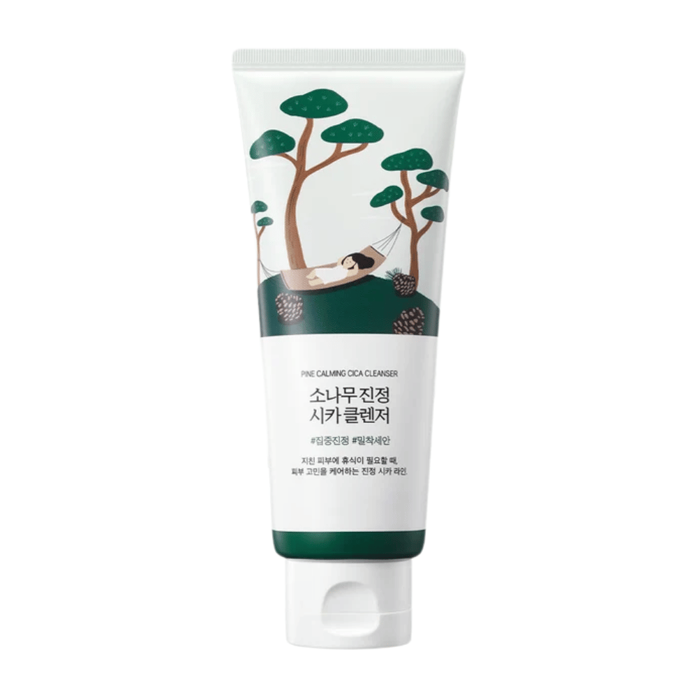 ROUND LAB Pine Calming Cica Cleanser – product image of soothing Korean face wash