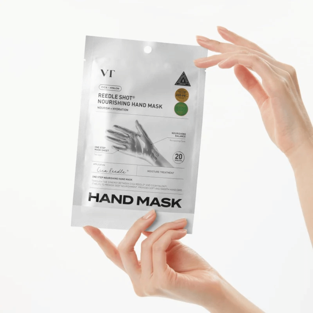 VT Cosmetics Reedle Shot Nourishing Hand Mask moisturizing hand mask with CICA and hyaluronic acid for dry hands