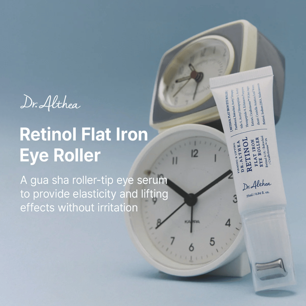Dr. Althea Retinol Flat Iron Eye Roller Eye serum with lifting effect that strengthens the skin's elasticity and gives a more refreshed appearance.