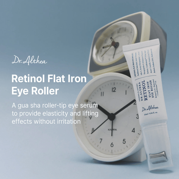 Dr. Althea Retinol Flat Iron Eye Roller Eye serum with lifting effect that strengthens the skin's elasticity and gives a more refreshed appearance.