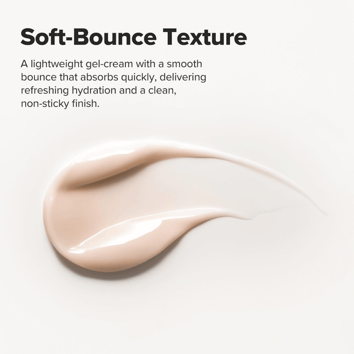 Beauty of Joseon Revive Firming Moisturizer creamy gel texture that absorbs quickly and provides moisturized skin with a natural glow.