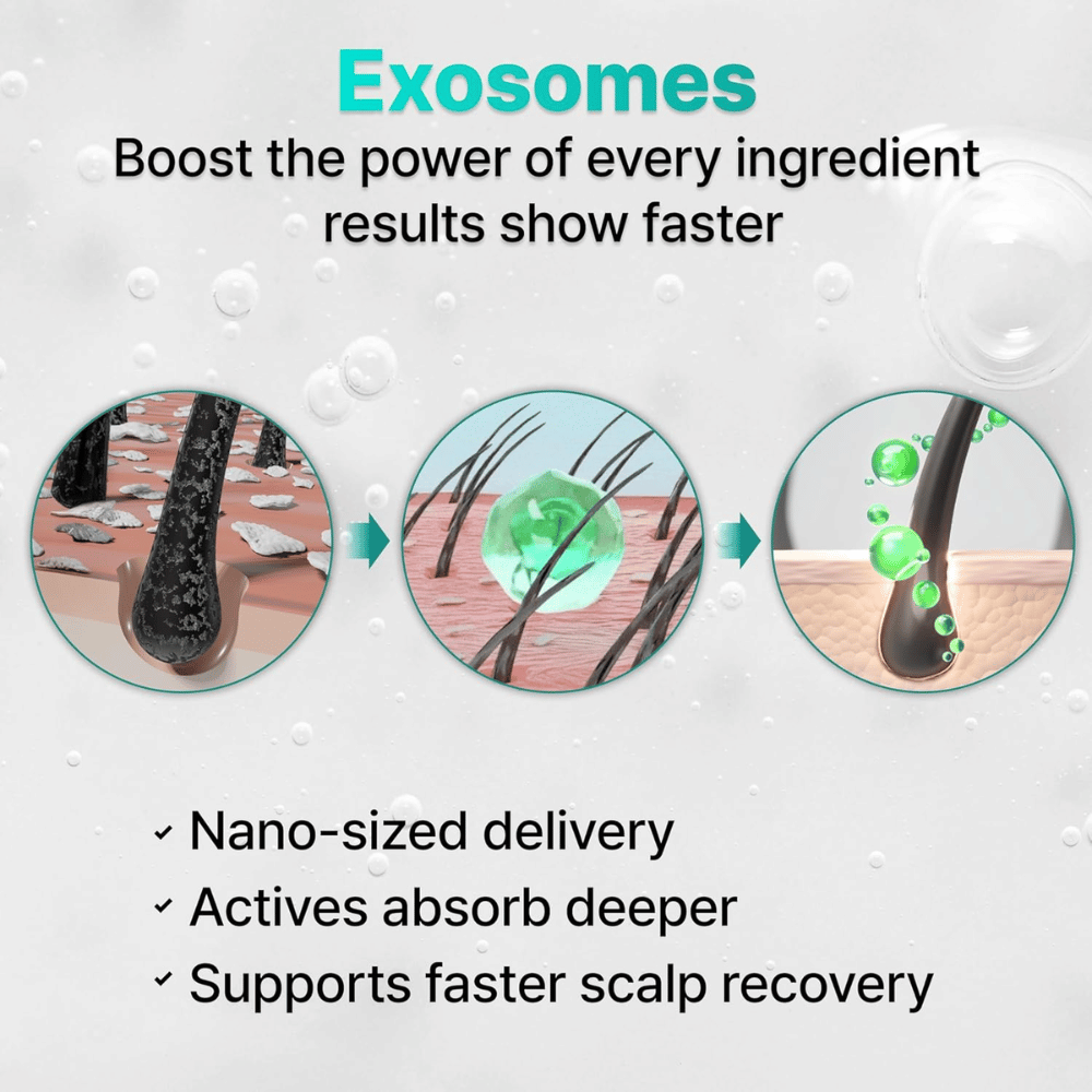 LILYEVE Scalp:Turn Cica PDRN Deep Clean Shampoo with exosomes and PDRN that help active ingredients absorb more deeply and support a balanced scalp.