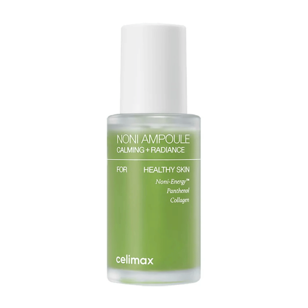 Celimax The Real Noni Ampoule is an ampoule with a soothing and radiant effect for healthy skin. Contains Noni-Energy™, panthenol, and collagen to moisturize and improve skin elasticity. Perfect for daily use for a fresh and radiant complexion!
