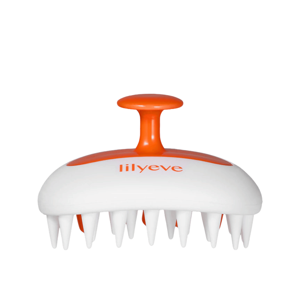 LILYEVE Two-Way Gua Sha Brush silicone scalp brush for cleansing, massage and relaxation