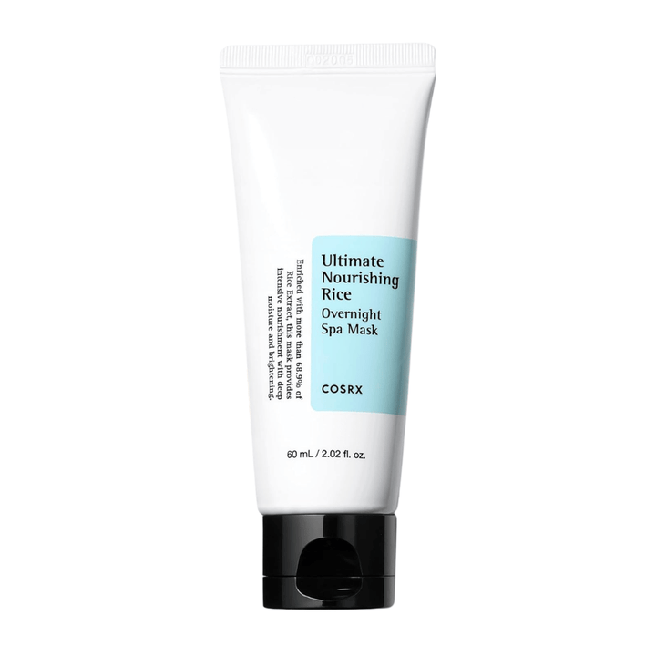 COSRX Ultimate Nourishing Rice Overnight Spa Mask 60 ml sleeping mask with rice extract for hydrated and clear skin