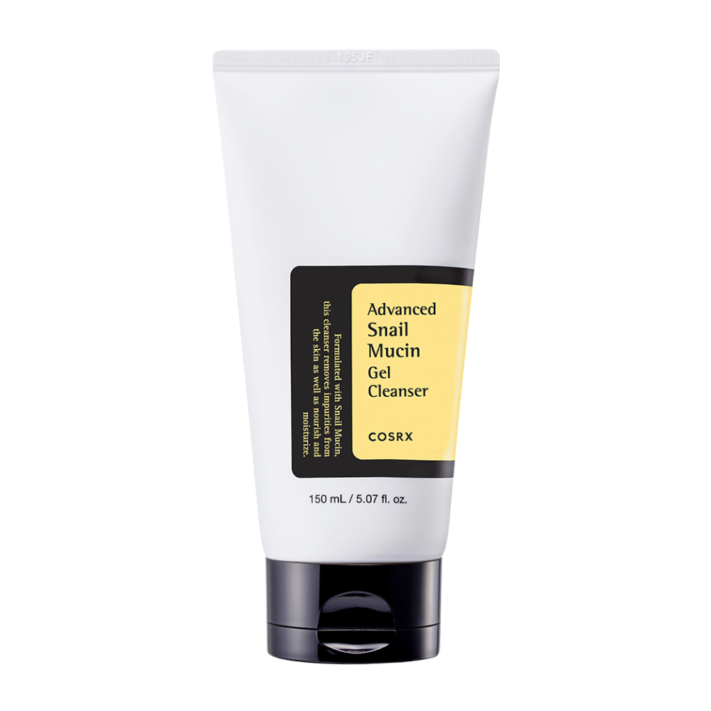 COSRX Advanced Snail Mucin Gel Cleanser 150ml regenerates the skin.