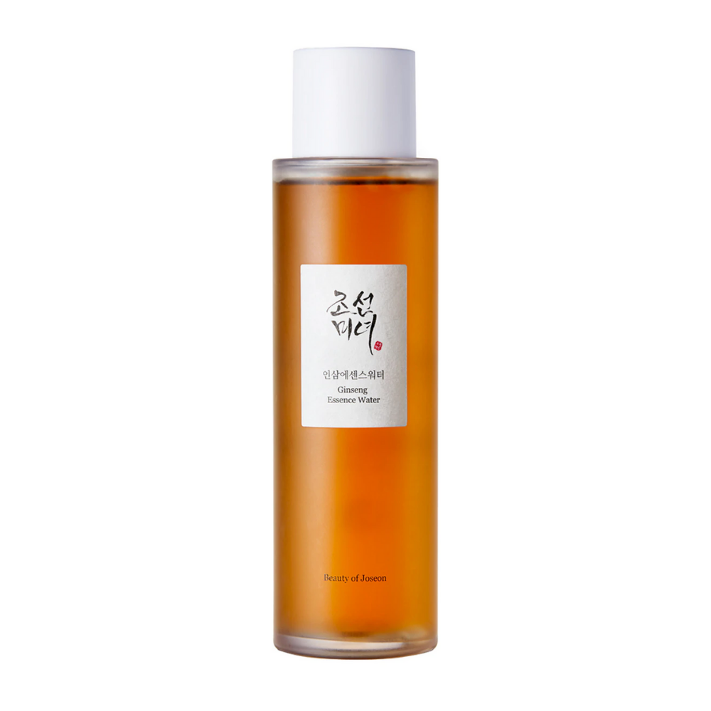 A bottle of Beauty of Joseon Ginseng Essence Water 150ml on a white background.