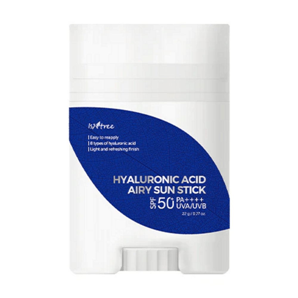 Isntrees Hyaluronic Acid Airy Sun Stick 22g with SPF 50+.